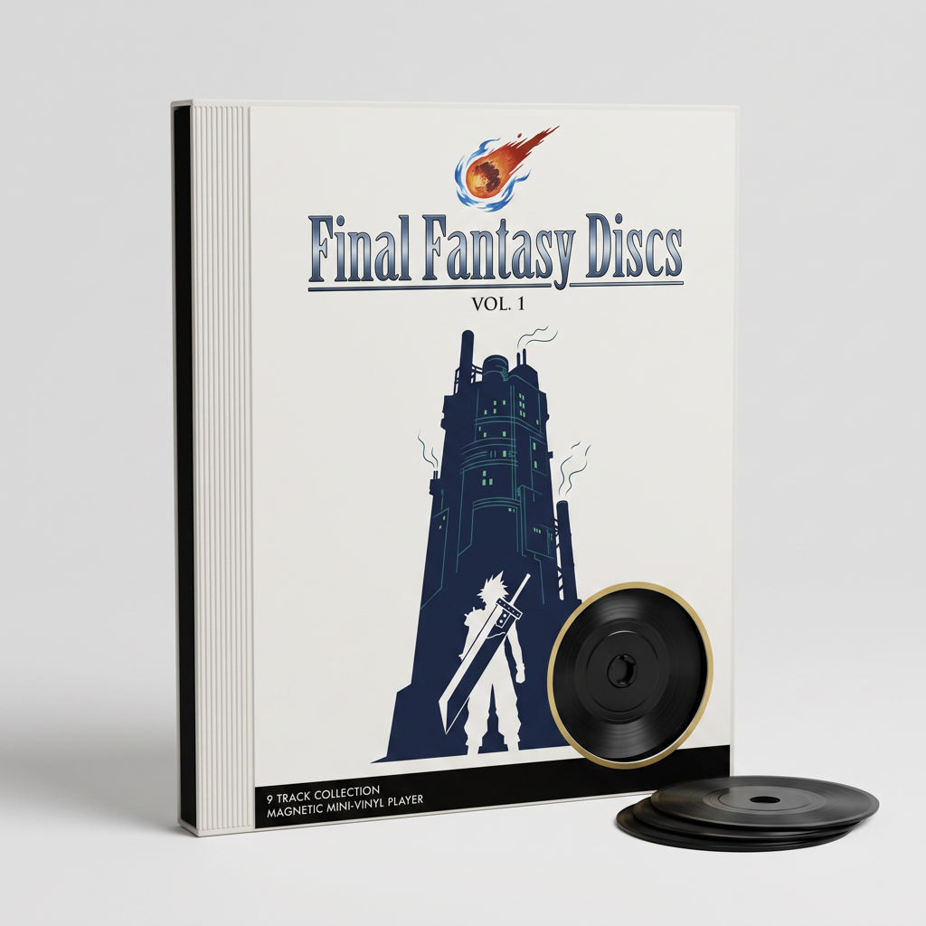 Final Fantasy Discsβ’ Vol. 1 β Magnetic Mini Vinyl Jukebox (Pre-Order Now)