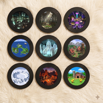 Final Fantasy Discs™ Vol. 1 — Magnetic Mini Vinyl Jukebox (Pre-Order Now)